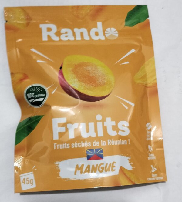 Mangue séché de la Réunion, mangue américaine séchée, mangue josée séché, mangue carotte séchée