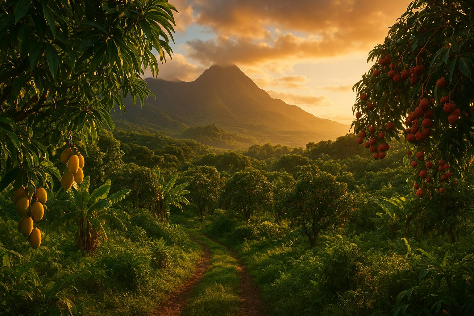 De la mangue au letchis : explorer les variétés de fruits secs made in la réunion De la mangue au letchis : explorer les variétés de fruits secs made in la réunion