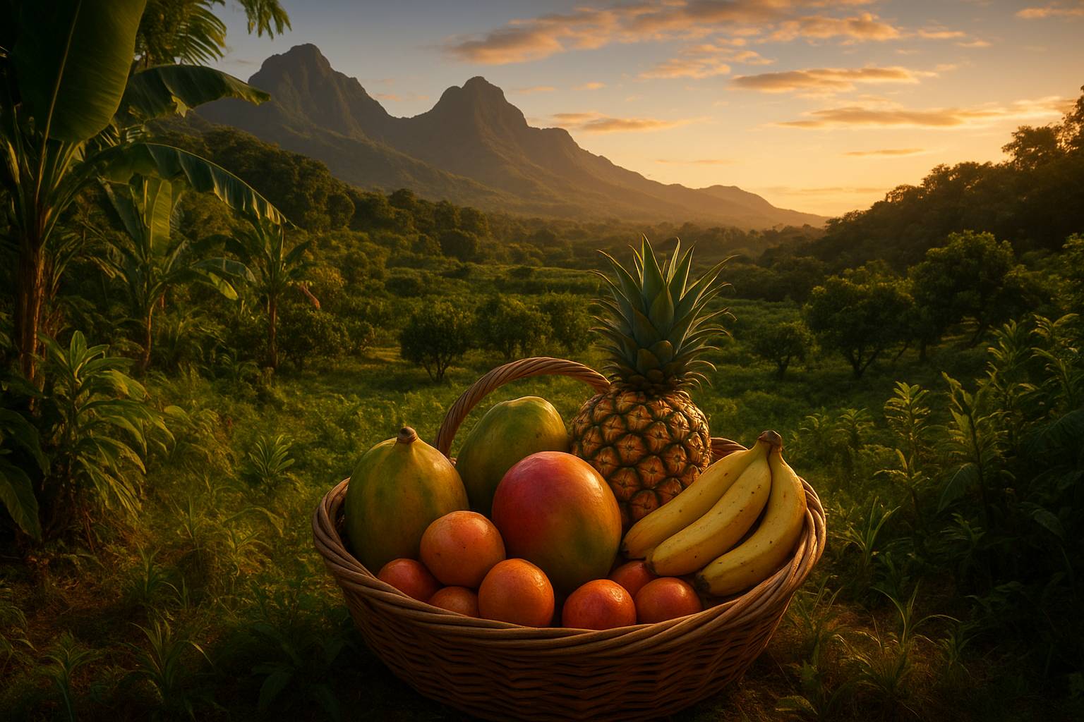 Les secrets d’un panier de fruits frais réunionnais parfaitement mûrs