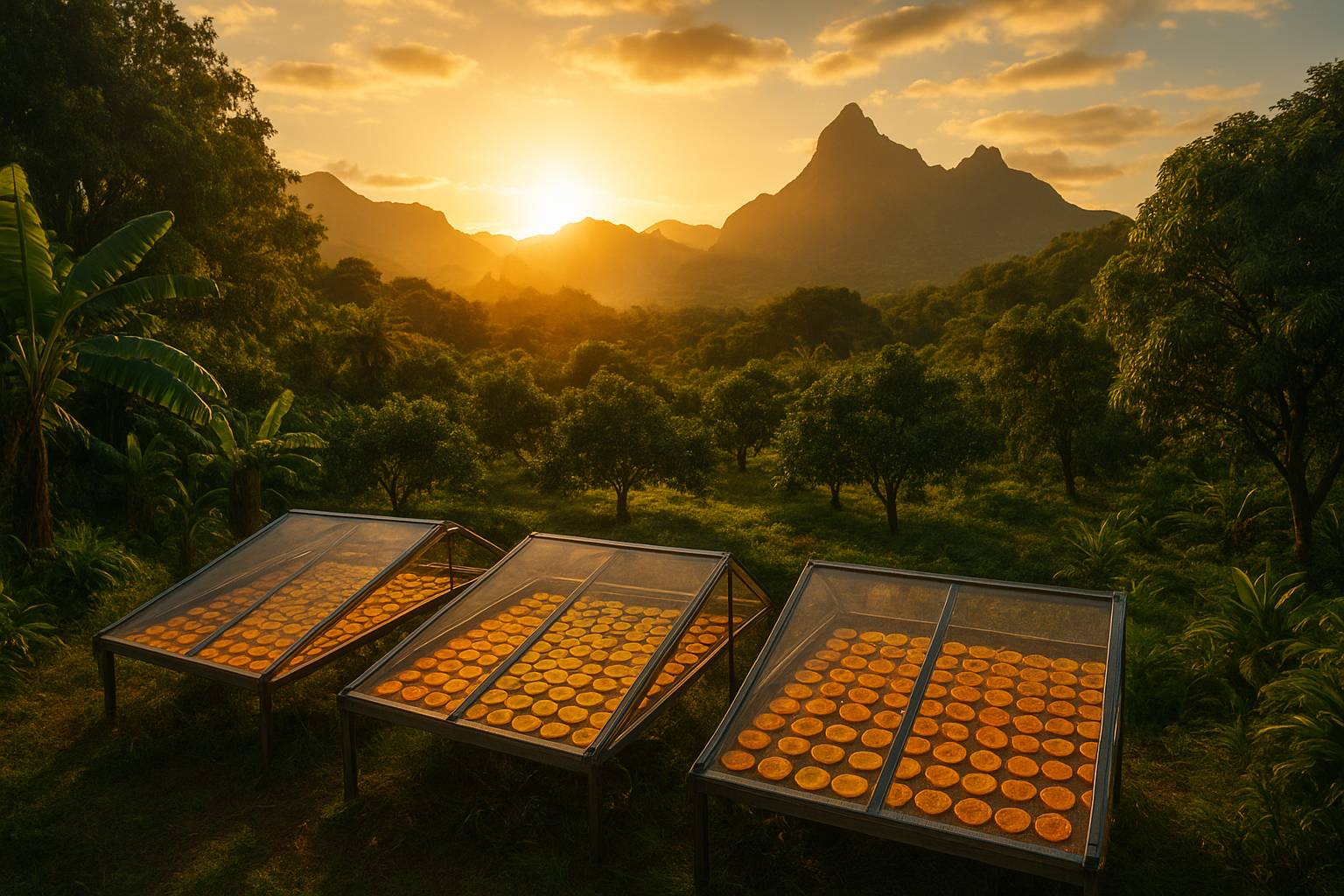 Le séchage solaire dynamique : révolutionner la conservation des fruits à la réunion Le séchage solaire dynamique : révolutionner la conservation des fruits à la réunion